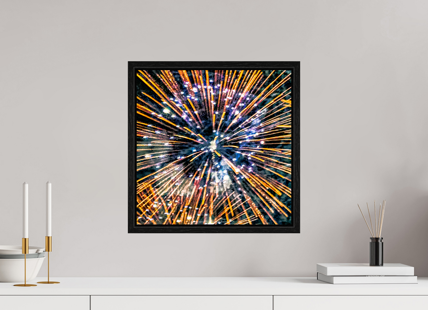 40 x 40 cm, Floater Frame Sterlizia