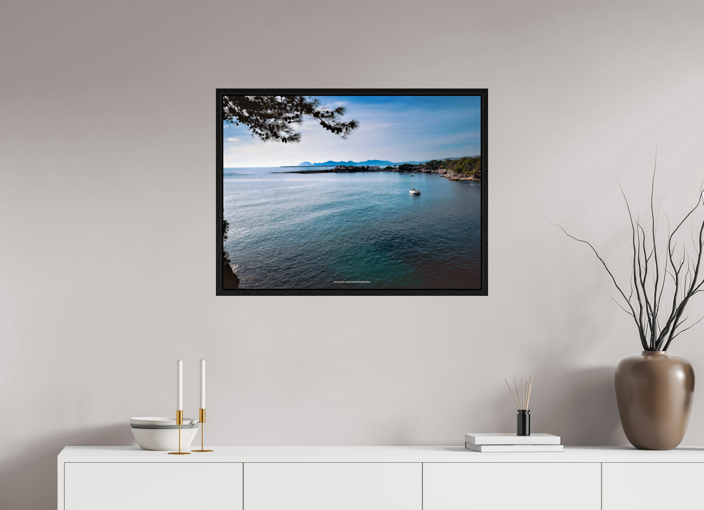 80 x 60 cm, Floater Frame Au large