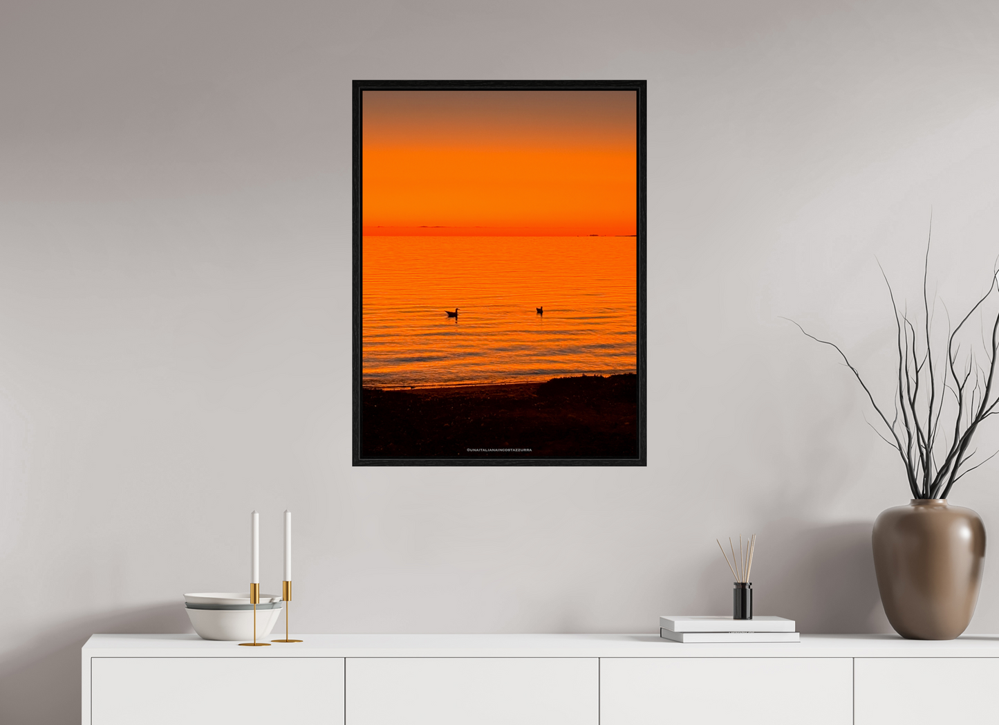 60 x 80 cm, Floater Frame Éveils