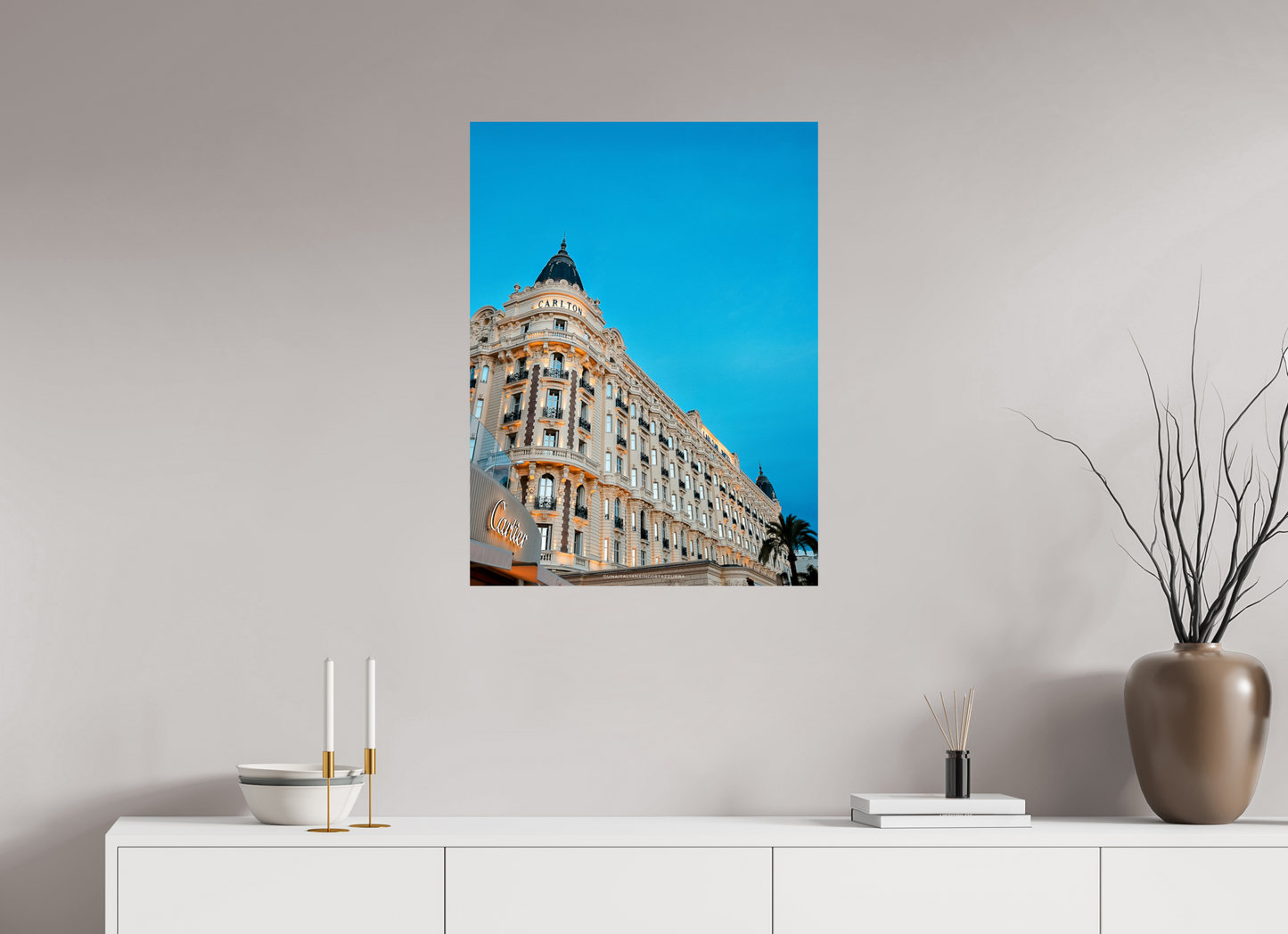 60 x 80 cm, Photo Print On Fuji Crystal DP II Hotel Carlton Cannes
