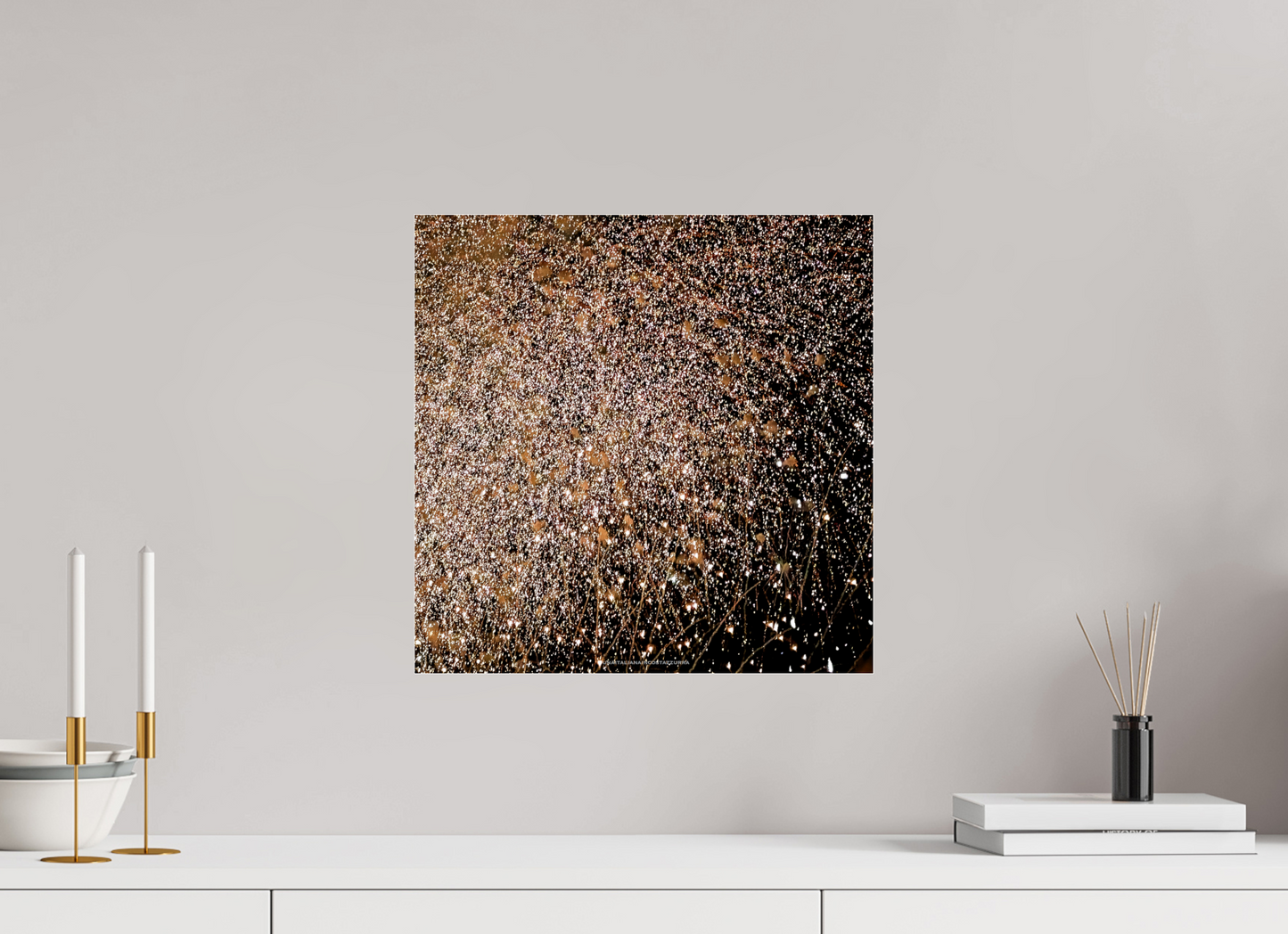 40 x 40 cm, Photo Print Under Acrylic Glass MoonPollock