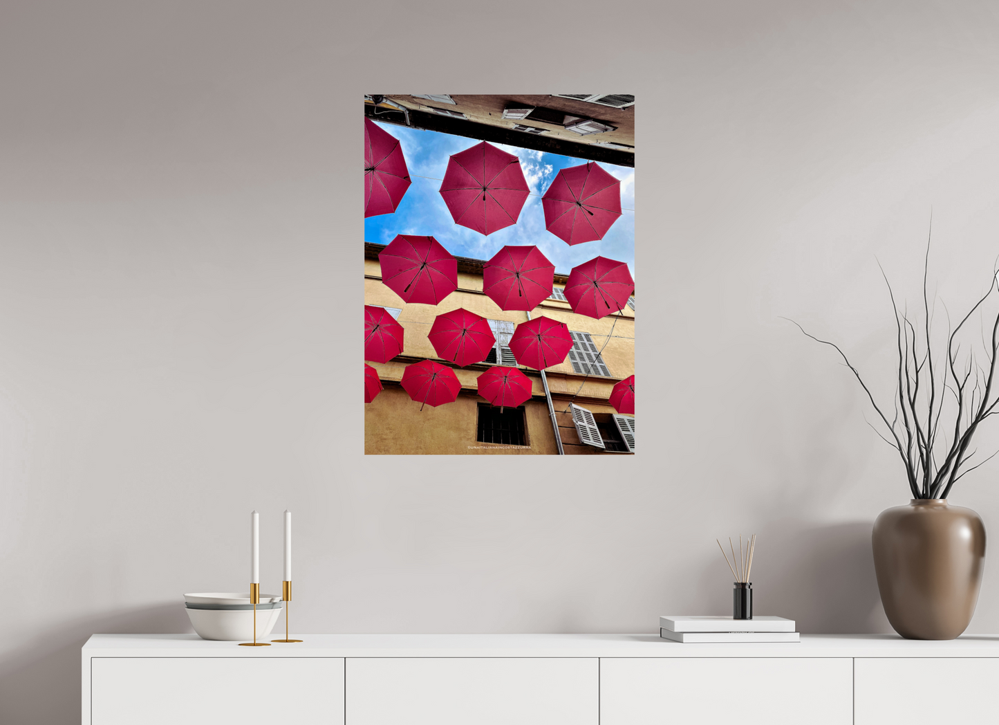 60 x 80 cm, Photo Print On Fuji Crystal DP II Les ruelles de Grasse