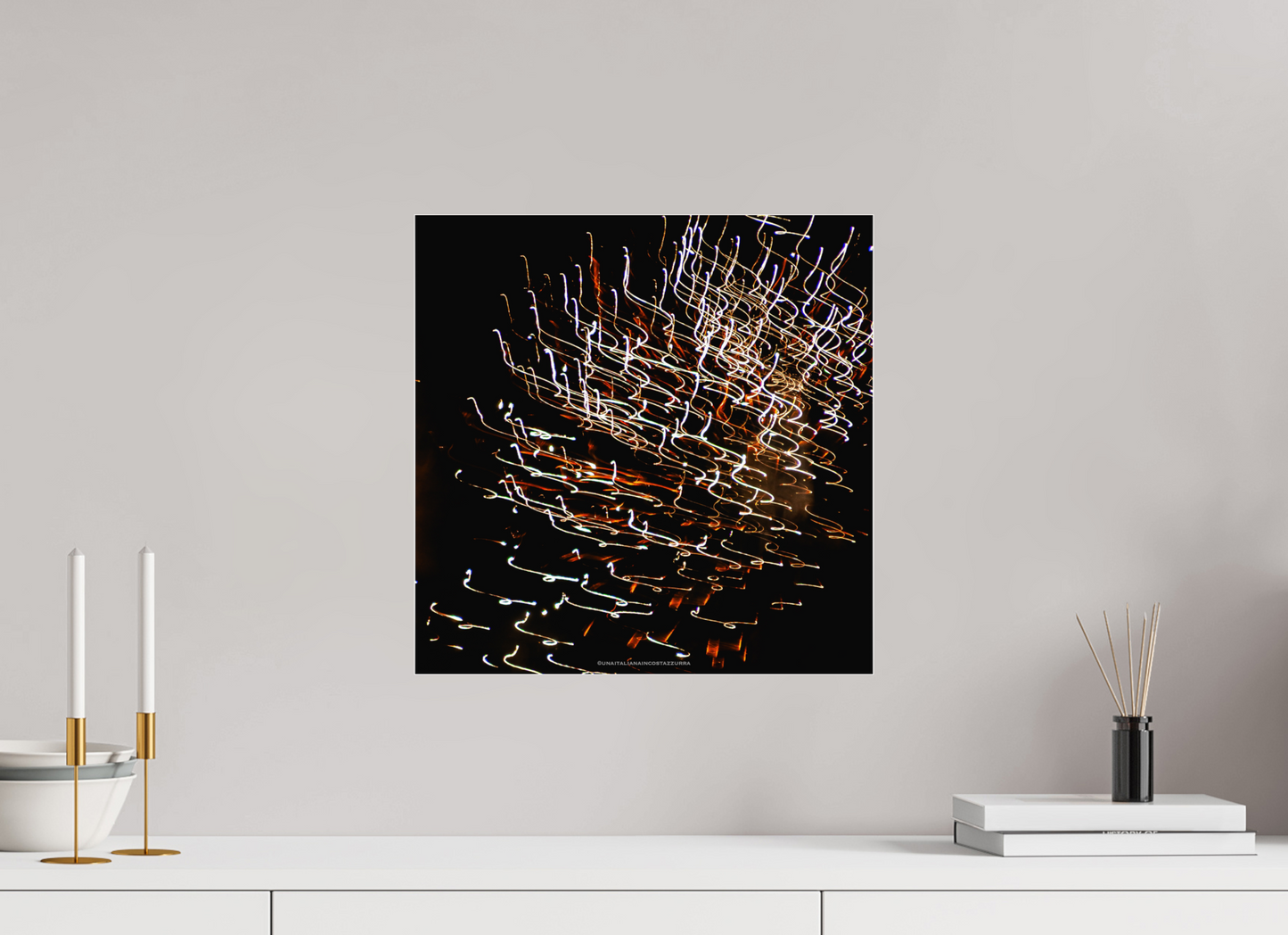 40 x 40 cm, Photo Print Under Acrylic Glass MiniPollock