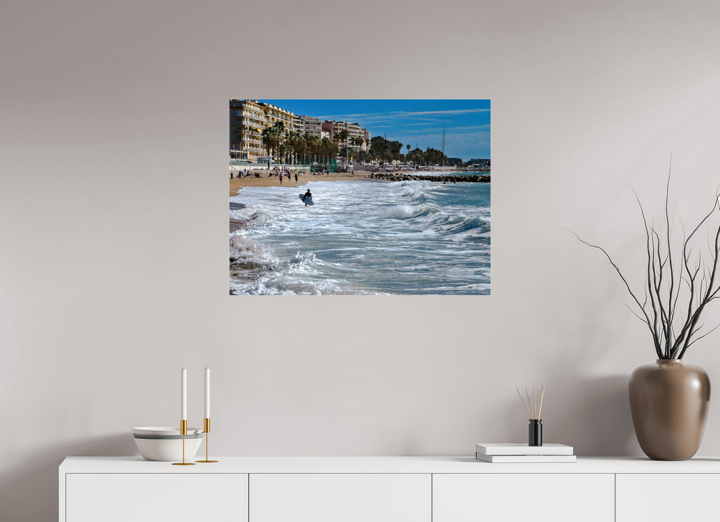 80 x 60 cm, Photo Print Under Acrylic Glass Au rivages