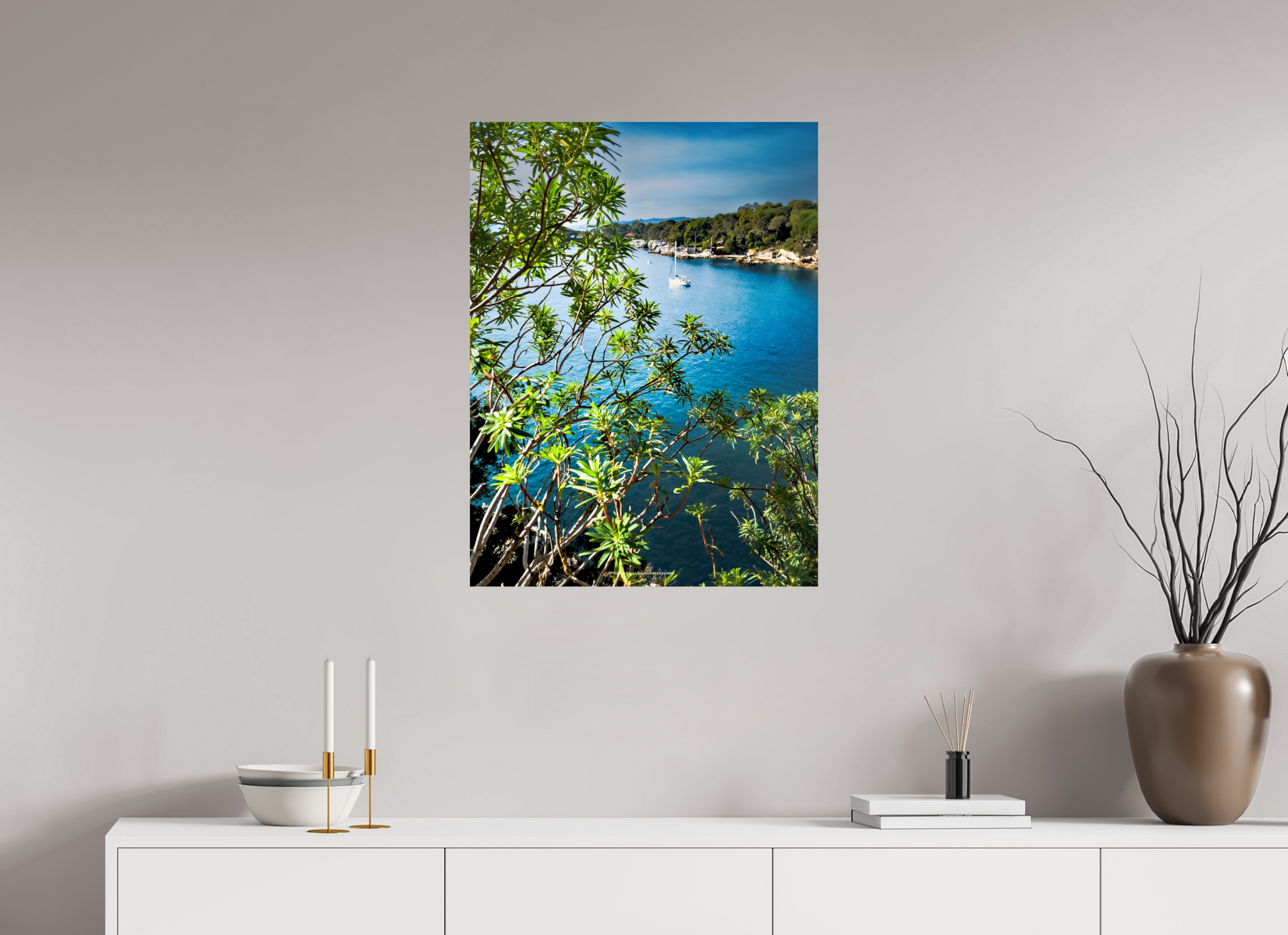 60 x 80 cm, Photo Print On Fuji Crystal DP II À travers