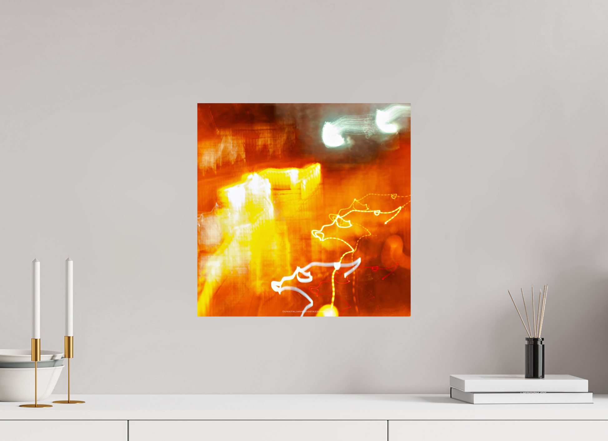 40 x 40 cm, Photo Print On Fuji Crystal DP II Danse enflammée