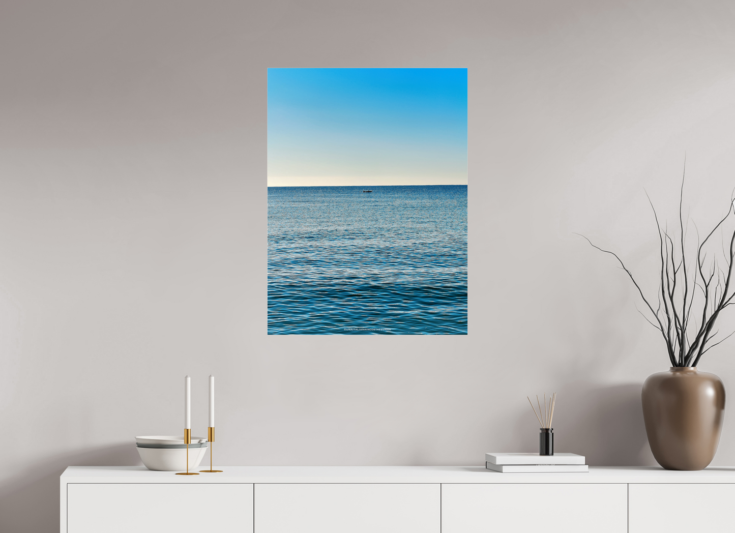 60 x 80 cm, Photo Print Under Acrylic Glass Horizon