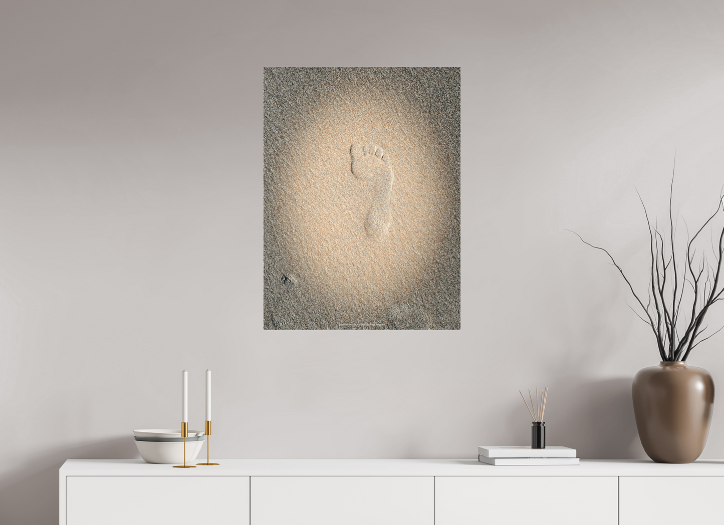 60 x 80 cm, Photo Print Under Acrylic Glass Moment Déposé