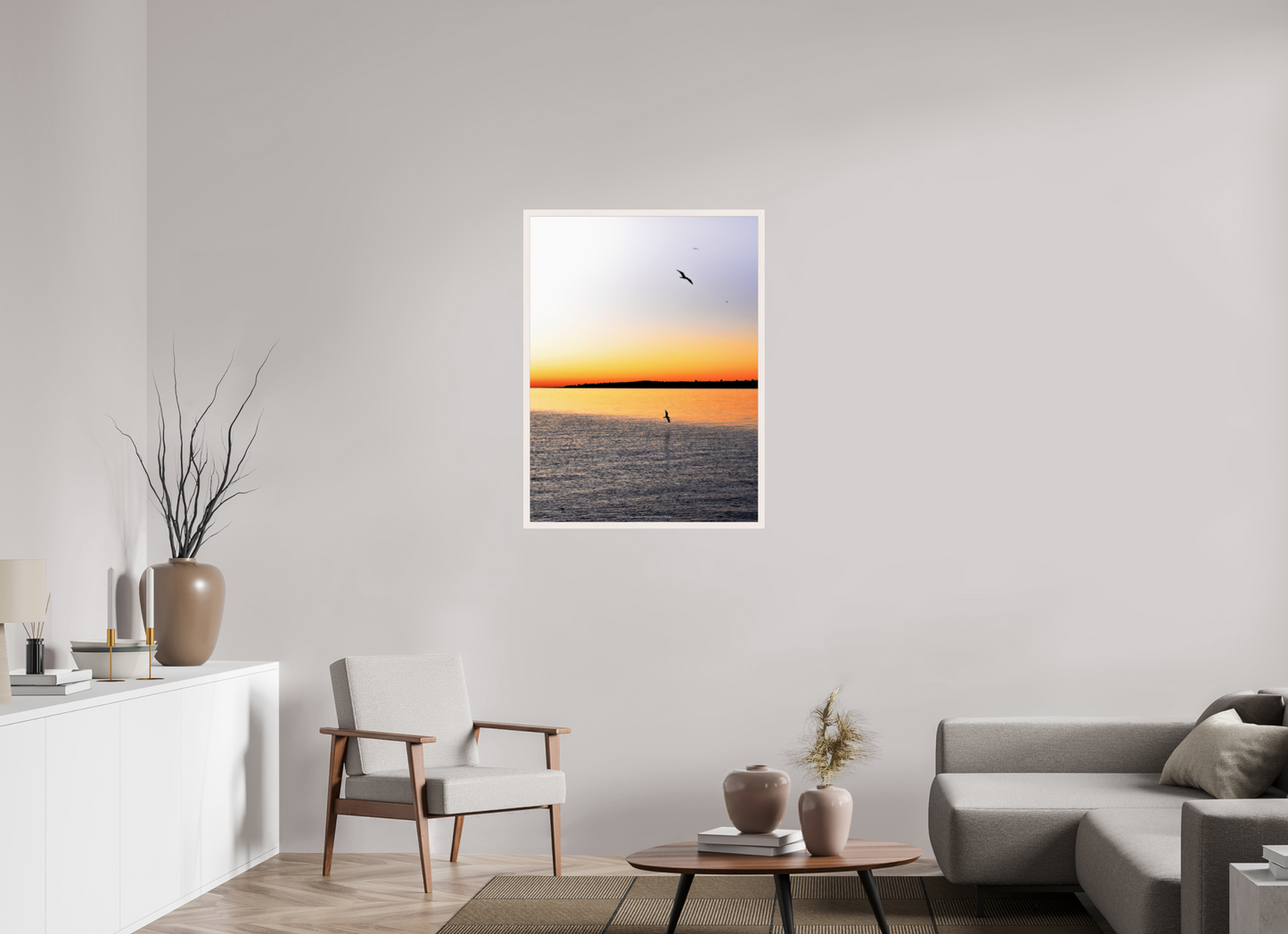 75 x 100 cm, Cadre galerie grand format Envolées imaginaires