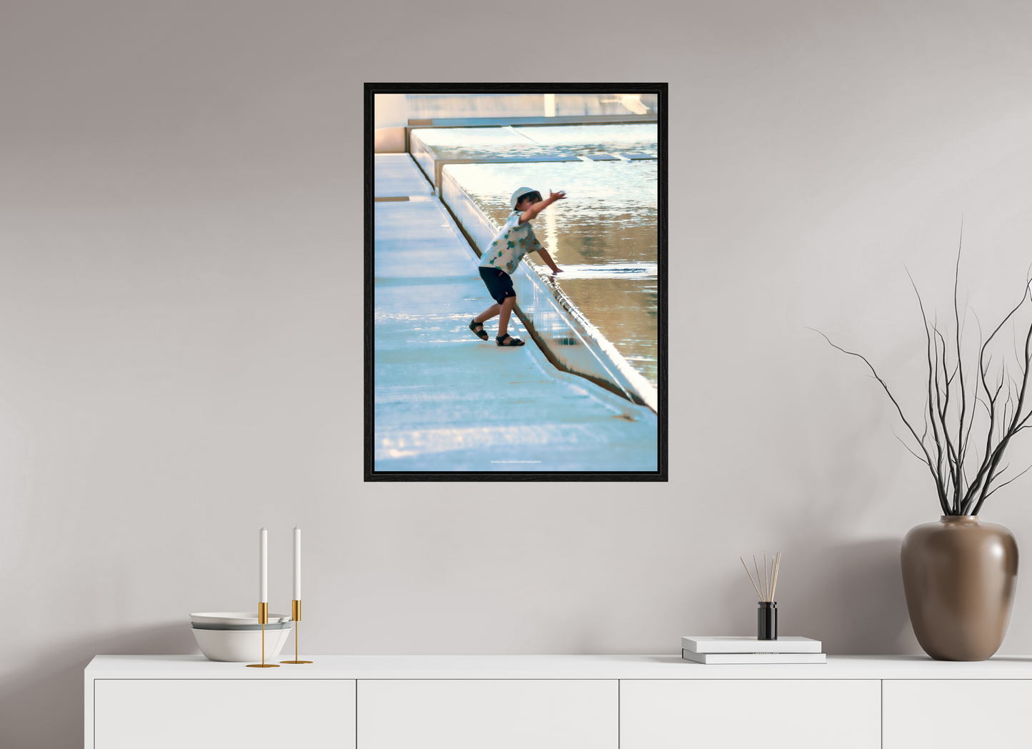 60 x 80 cm, Floater Frame Élan