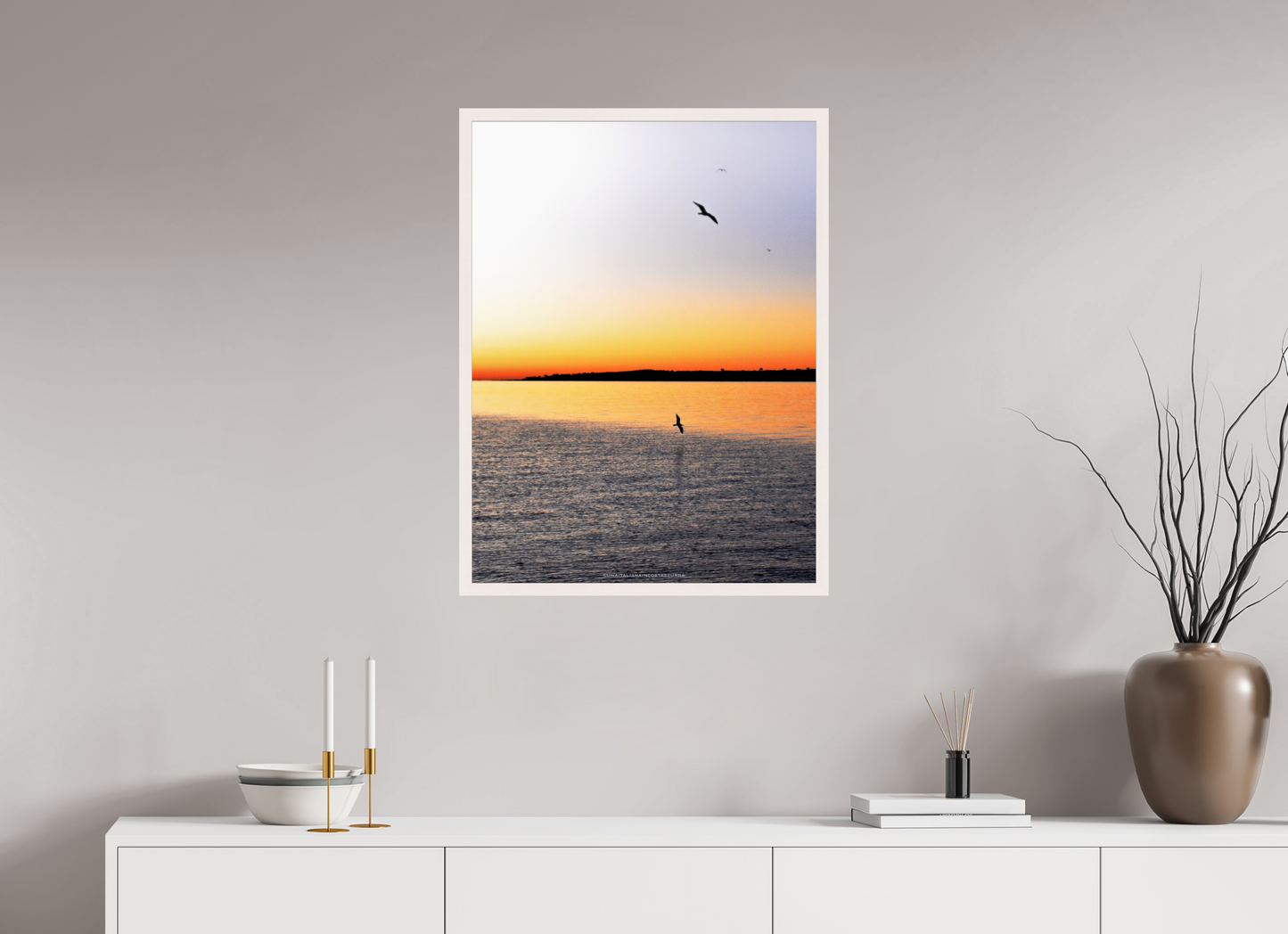 60 x 80 cm, Cadre galerie grand format Envolées imaginaires